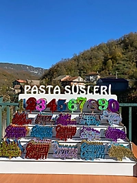 Pasta SÜSLERİ (1-9)İYİKİ DOĞDUN- HAPPY BİRTHDAY -SENİ SEVİYORUM -CANIM EŞİM-CANIM OĞLUM -CANIM BABAM -CANIM KIZIM- PRENSES)