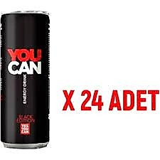 You Can Black Enerji İçeceği 250ml 24lü