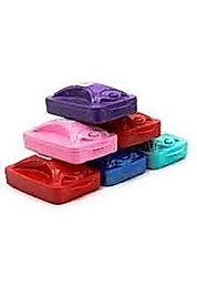 Lale Plastik Plastik Karışık Renklerde ÇİFTLİ  Gırgır Temizlik Fırçası ve Süpürge *6AD