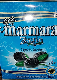 MARMARA SİYAH ZEYTİN 10KG TENEKE 261-290