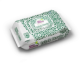 MİSS LADY ISLAK MENDİL 90LI  YEŞİL *12AD