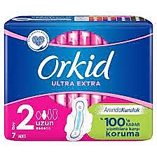 Orkid Ultra Extra Hijyenik Ped Uzun Tekli Paket 1KOLİ=24AD