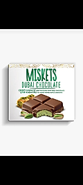 Miskets Dubai Çikolatası 100 Gr. - Meşhur Kadayıflı Dubai Lezzeti