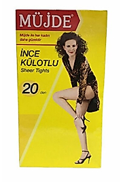 MÜJDE ÇORAP KÜLOTLU 57/TEN (2 BEDEN) - 6'LI PAKET