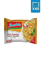 Indomie Köri Aromalı Hazır Noodle Paket 40lı