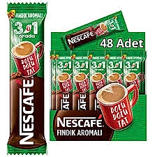 NESKAFE 48Lİ KUTU 3+1 FINDIKLI