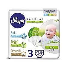 Sleepy Natural Jumbo Tekli 3 No Midi 34'lü *5PK
