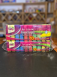 MİSS LADY ALL COLOR 10LU SÜNGER *30AD
