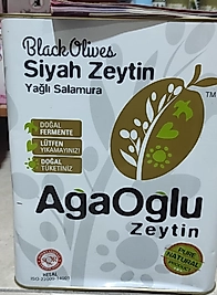 AĞAOĞLU SİYAH ZEYTİN 10KG TENEKE 261-290