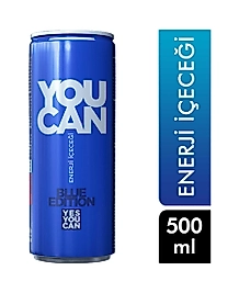 You Can Blue Enerji İçeceği500 ml 24lü