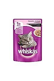 Whiskas Somon 85 gr 28 ad
