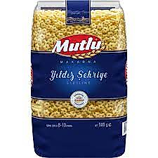 MUTLU MAKARNA 500GR YILDIZ  *20AD