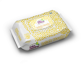 MİSS LADY ISLAK MENDİL 90LI  SARI  *12AD