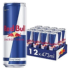 Red Bull Enerji İçeceği, 473 ml (12Lİ Paket, 12 x 473 ml)